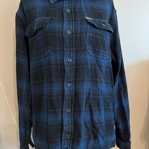 Orvis Navy Plaid Men's Shirt Jacket